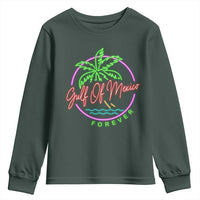Gulf Of Mexico Forever Youth Sweatshirt Beach Coconut Palm Tree Neon Light
