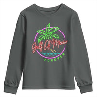 Gulf Of Mexico Forever Youth Sweatshirt Beach Coconut Palm Tree Neon Light