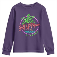Gulf Of Mexico Forever Youth Sweatshirt Beach Coconut Palm Tree Neon Light