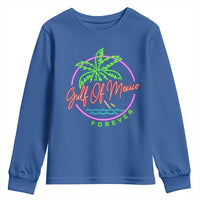 Gulf Of Mexico Forever Youth Sweatshirt Beach Coconut Palm Tree Neon Light