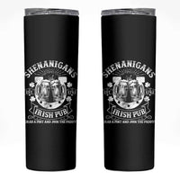Funny Shenanigans Irish Pub Grab A Pint And Join The Paddy Skinny Tumbler Irish Beer - Wonder Print Shop