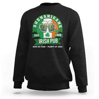 Funny St Patrick's Day Beer Drinking Sweatshirt Shenanigans Irish Pub Have No Fear Plenty Of Beer