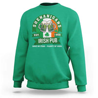 Funny St Patrick's Day Beer Drinking Sweatshirt Shenanigans Irish Pub Have No Fear Plenty Of Beer