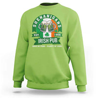 Funny St Patrick's Day Beer Drinking Sweatshirt Shenanigans Irish Pub Have No Fear Plenty Of Beer