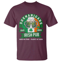 Funny St Patrick's Day Beer Drinking T Shirt Shenanigans Irish Pub Have No Fear Plenty Of Beer