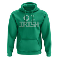 Funny St Patrick's Day 0% Irish Hoodie Celtic Knot
