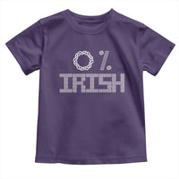 Funny St Patrick's Day 0% Irish Toddler T Shirt Celtic Knot