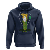 Funny St Patrick's Day Leprechaun Cosplay Tuxedo Hoodie