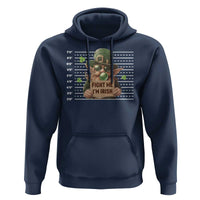 Funny Fight Me I'm Irish Hoodie Leprechaun Mug Shot St Patrick's Day