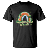 Funny St Patrick's Day Shenanigans Squad T Shirt Rainbow Shamrock