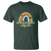 Funny St Patrick's Day Shenanigans Squad T Shirt Rainbow Shamrock