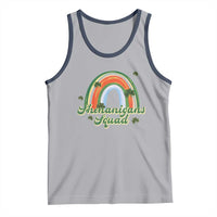 Funny St Patrick's Day Shenanigans Squad Tank Top Rainbow Shamrock