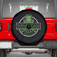 Funny St Patrick's Day Shenanigans Squad Spare Tire Cover Shamrock