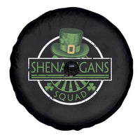 Funny St Patrick's Day Shenanigans Squad Spare Tire Cover Shamrock