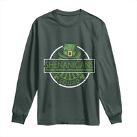 Funny St Patrick's Day Shenanigans Squad Long Sleeve Shirt Shamrock