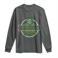 Funny St Patrick's Day Shenanigans Squad Long Sleeve Shirt Shamrock