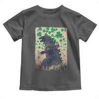 Funny St Patrick's Day Japanese Giant Monster Toddler T Shirt Vintage Shamrock