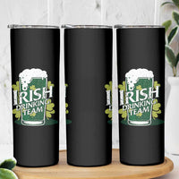 Funny St Patrick's Day Irish Beer Drinking Skinny Tumbler Irish Drinking Team Green Beer Shamrock - Wonder Print Shop