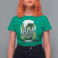 Funny St Patrick's Day Irish Beer Drinking T Shirt For Women Irish Drinking Team Green Beer Shamrock