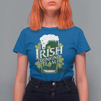 Funny St Patrick's Day Irish Beer Drinking T Shirt For Women Irish Drinking Team Green Beer Shamrock