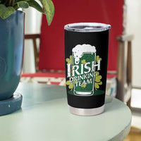 Funny St Patrick's Day Irish Beer Drinking Tumbler Cup Irish Drinking Team Green Beer Shamrock - Wonder Print Shop