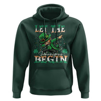 Funny Let The Shenanigans Begin Hoodie Dabbing Leprechaun St Patrick's Day