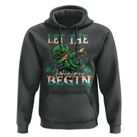 Funny Let The Shenanigans Begin Hoodie Dabbing Leprechaun St Patrick's Day