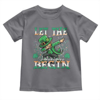Funny Let The Shenanigans Begin Toddler T Shirt Dabbing Leprechaun St Patrick's Day