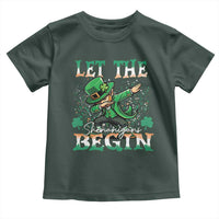 Funny Let The Shenanigans Begin Toddler T Shirt Dabbing Leprechaun St Patrick's Day