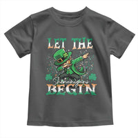 Funny Let The Shenanigans Begin Toddler T Shirt Dabbing Leprechaun St Patrick's Day