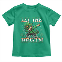 Funny Let The Shenanigans Begin Toddler T Shirt Dabbing Leprechaun St Patrick's Day