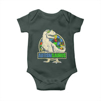 Funny Autism Awareness Dinosaur Baby Onesie Autismsaurus Puzzle Pieces
