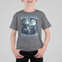 Funny Autism Powered Fuck Machine T Shirt For Kid Autism Quote Alpha Wolf