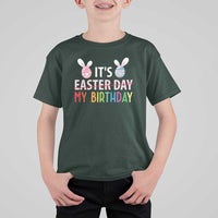 Funny It's My Birthday Easter Day T Shirt For Kid Rabbit Eggs