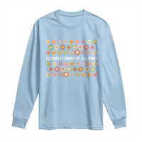 Funny Celebrate Minds Of All Kinds Long Sleeve Shirt Autism Awareness Retro Flower