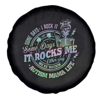 Funny Autism Mama Life Spare Tire Cover Some Days I Rock It Some Days It Rock Me Autism Awareness