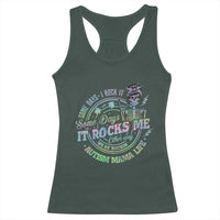 Funny Autism Mama Life Racerback Tank Top Some Days I Rock It Some Days It Rock Me Autism Awareness