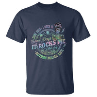 Funny Autism Mama Life T Shirt Some Days I Rock It Some Days It Rock Me Autism Awareness