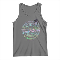 Funny Autism Mama Life Tank Top Some Days I Rock It Some Days It Rock Me Autism Awareness