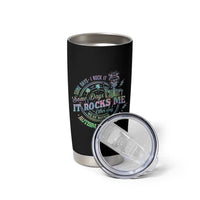 Funny Autism Mama Life Tumbler Cup Some Days I Rock It Some Days It Rock Me Autism Awareness