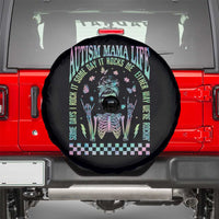 Funny Autism Mama Life Spare Tire Cover Some Days I Rock It Some Days It Rock Me Autism Awareness Skeleton