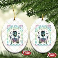 Funny Autism Mama Life Ceramic Ornament Some Days I Rock It Some Days It Rock Me Autism Awareness Skeleton