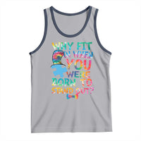 Funny Autism Awareness Tank Top Why Fit In When You Were Born To Stand Out Puzzle