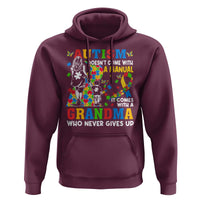 Autism Grandma Hoodie Autism Doesn't Come With A Manual It Comes With A Grandma