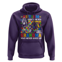 Autism Grandma Hoodie Autism Doesn't Come With A Manual It Comes With A Grandma