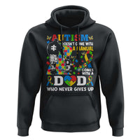 Autism Dad Hoodie Autism Doesn't Come With A Manual It Comes With A Dad