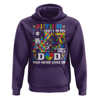 Autism Dad Hoodie Autism Doesn't Come With A Manual It Comes With A Dad