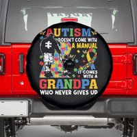Autism Grandpa Spare Tire Cover Autism Doesn't Come With A Manual It Comes With A Grandpa