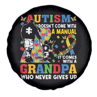 Autism Grandpa Spare Tire Cover Autism Doesn't Come With A Manual It Comes With A Grandpa