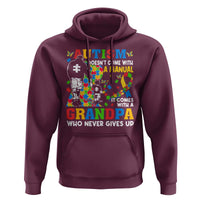 Autism Grandpa Hoodie Autism Doesn't Come With A Manual It Comes With A Grandpa